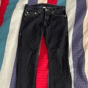 Dark Blue True Religion Jeans, size 34